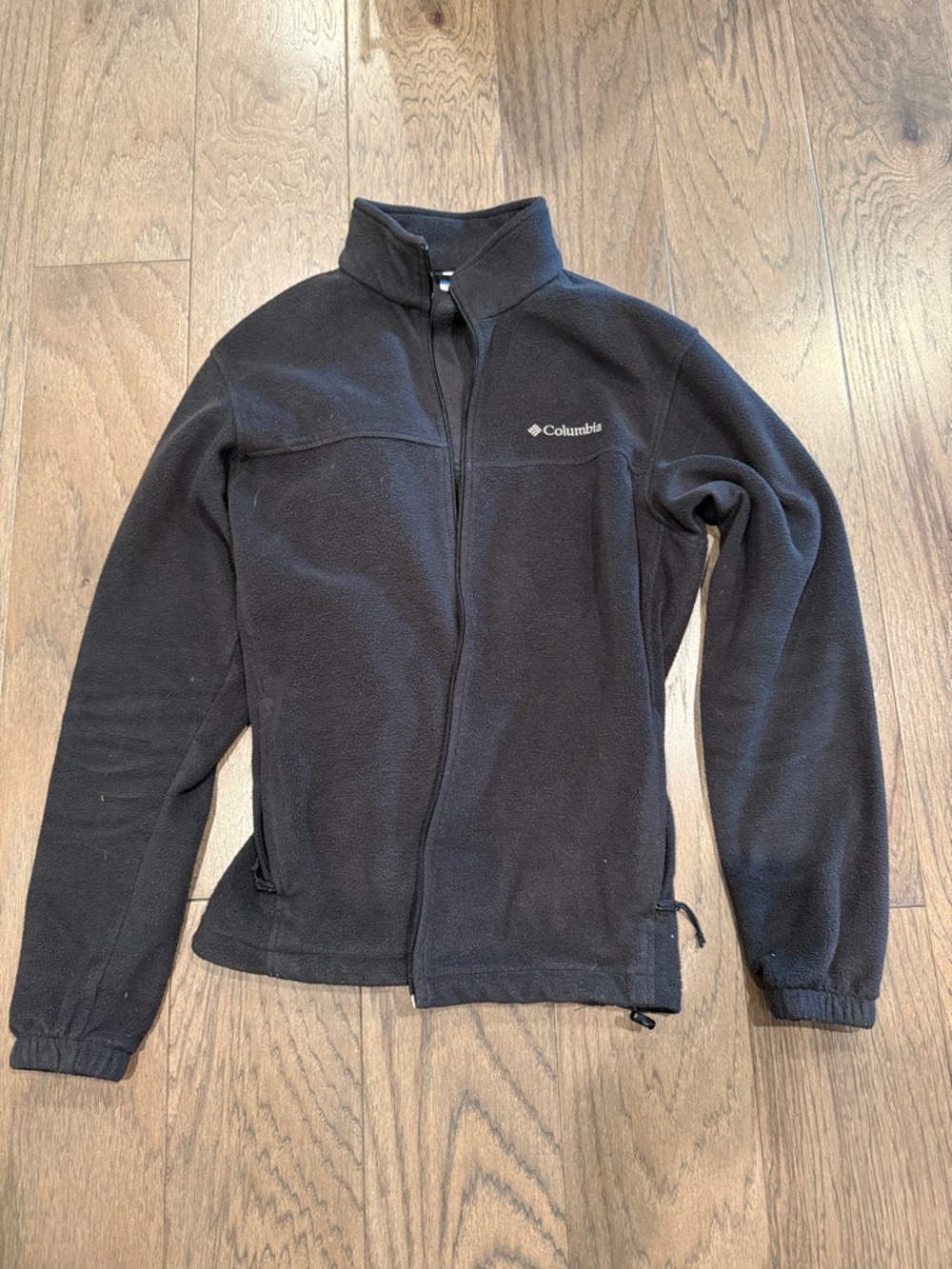 Columbia Black Zip-Up Fleece Jacket